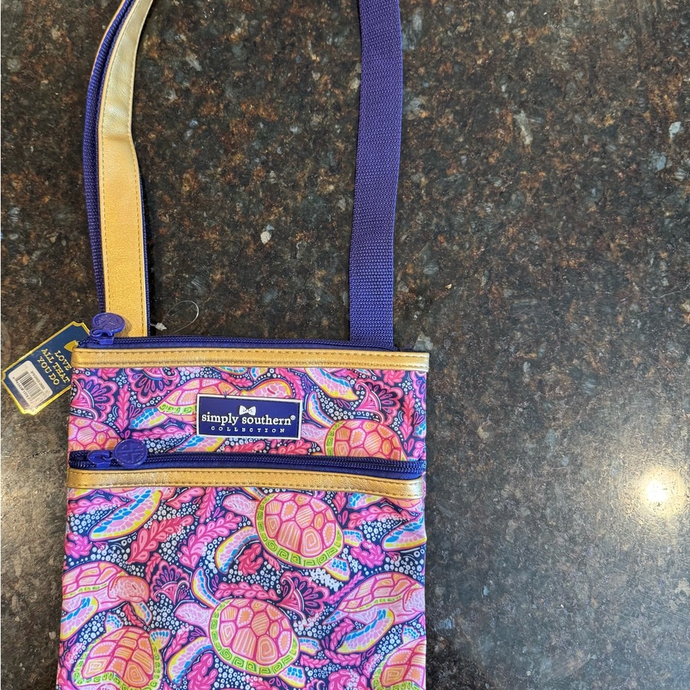 Simply Southern Women's Turtle Print Crossbody Bag